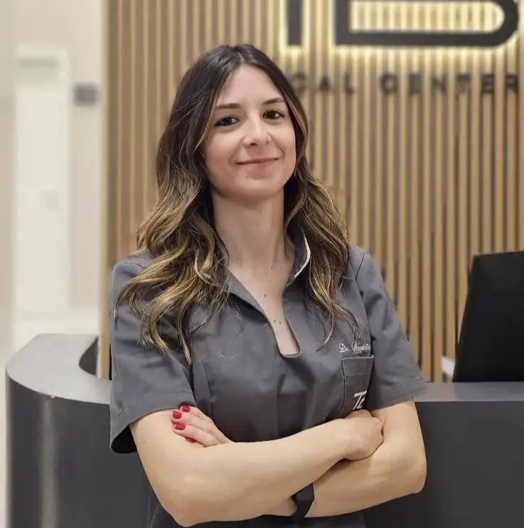 Foto della Dott.ssa Benedetta Danili presso il TB Medical Center